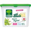 L'ARBRE VERT Lessive capsules Ecolabel au savon végétal 22 lavages 22 capsules