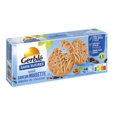 Gerble Biscuits Sables Saveur Noisette Avec Pepites De Chocolat Sachets Fraicheur 3 Sachets 132g Pas Cher A Prix Auchan