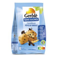 Gerble Moelleux Aux Pepites De Chocolat Sans Sucres Ajoutes 7x28g 196g Pas Cher A Prix Auchan