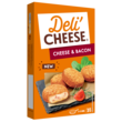 DELI'CHEESE Panés de fromage fondu et bacon 6 pièces 132g
