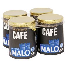 SAINT MALO Yaourt emprésuré au café pot en carton 4x125g
