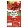ISLA DELICE Chorizo pur boeuf halal 15 tranches 120g