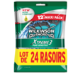 WILKINSON Wilkinson Xtreme 3 pure sensitive rasoirs jetables 24 rasoirs