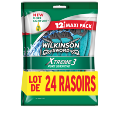 WILKINSON Wilkinson Xtreme 3 pure sensitive rasoirs jetables 24 rasoirs