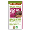 ETHIQUABLE Tablette de chocolat noir bio au quinoa Equateur Côte d'Ivoire 1 pièce 100g