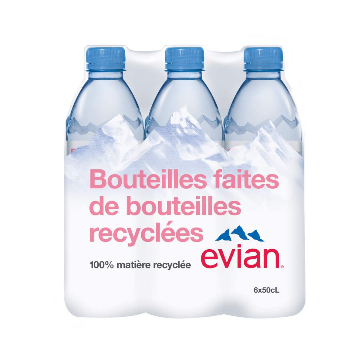 evian eau minerale naturelle plate bouteilles 6x50cl pas cher a prix auchan
