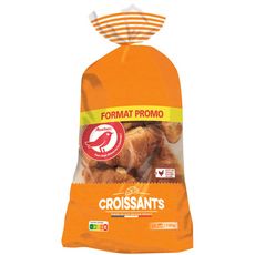 AUCHAN Croissants en sachets individuels 18 pièces 720g