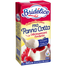 BRIDELICE Préparation pour panna cotta UHT 50cl pas cher à prix Auchan