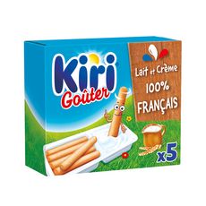 KIRI Goûter Fromage fondu à la crème et gressins 5 portions 175g
