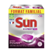SUN Tablettes lave-vaisselle expert extra power format familial 56 pastilles