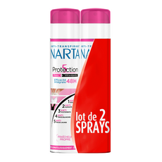 NARTA Déodorant spray fraîcheur propre 2x200ml