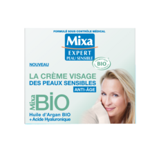 MIXA BIO Crème visage anti-âge argan bio et acide hyaluronique 50ml