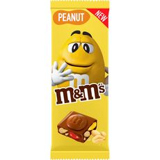 M&M'S Tablette de chocolat au lait fourrée au mini M&M'S peanut 165g