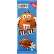 M&M'S Tablette de chocolat au lait fourrée de mini M&M'S crispy 150g