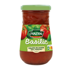 PANZANI Sauce tomate au basilic, en bocal 210g