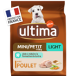 ULTIMA Mini light croquettes poulet pour chien 1,5kg