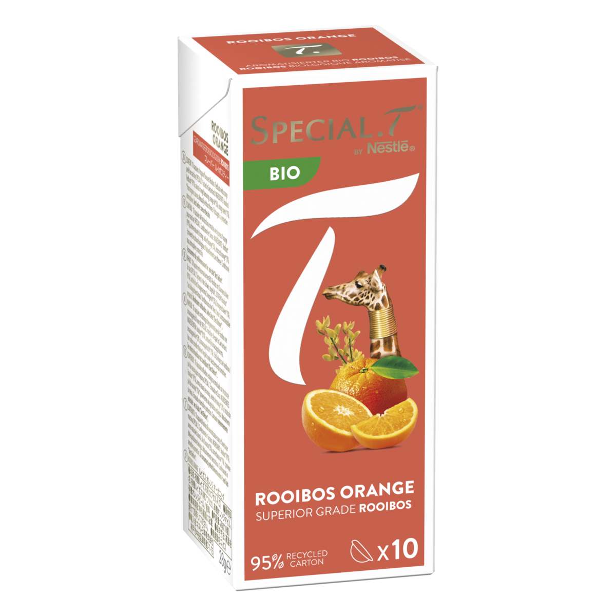 SPECIAL T Capsules d'infusion rooibos orange 10 capsules 23g pas cher 