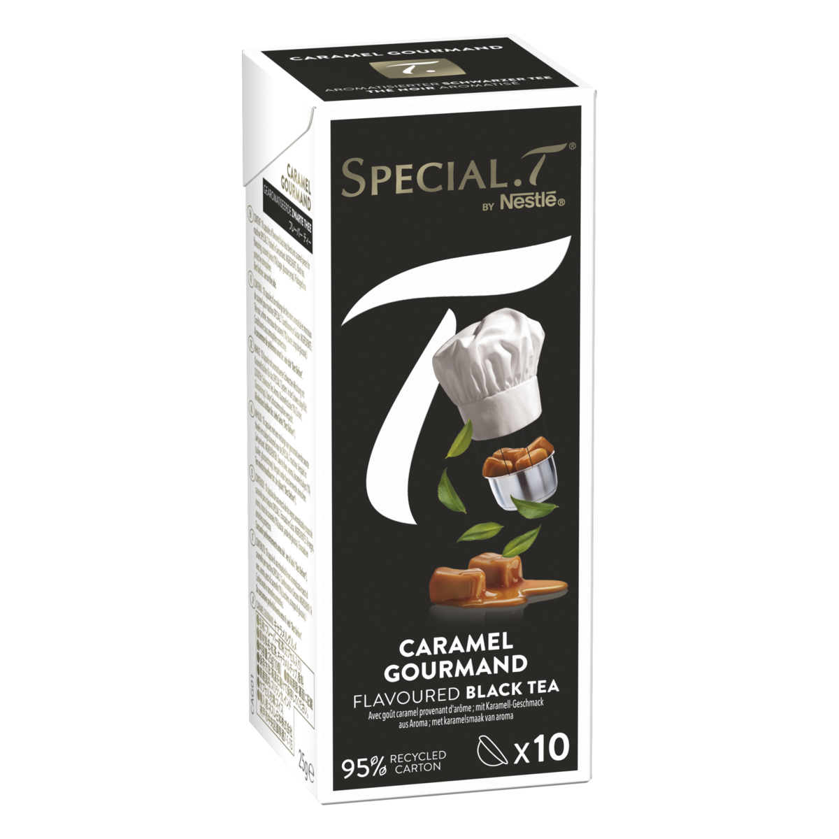 SPECIAL T Capsules de thé noir caramel gourmand 10 capsules 25g