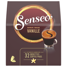 SENSEO Dosettes de café aromatisées vanille 32 dosettes 222g