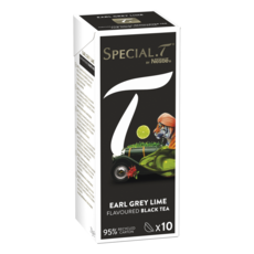 SPECIAL T Capsules de thé noir earl grey lime citron vert 10 capsules 21g