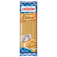 LUSTUCRU Spaghetti délice au blé complet 400g