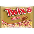 TWIX Mini barres chocolatées au biscuit recouvert de caramel 17 barres 366g