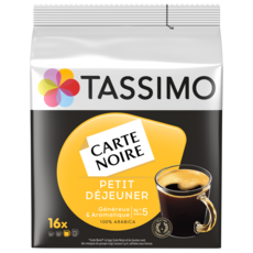 TASSIMO Carte Noire café petit déjeuner 16 dosettes 133g
