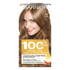 GARNIER 100% Color Coloration permanente 7.0 blond foncé 1 kit
