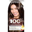 GARNIER 100% coloration crème pour cheveux foncés 4.0 châtain intense 1 kit