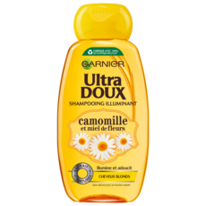 ULTRA DOUX Shampoing illuminant camomille et miel de fleurs cheveux blonds 250ml