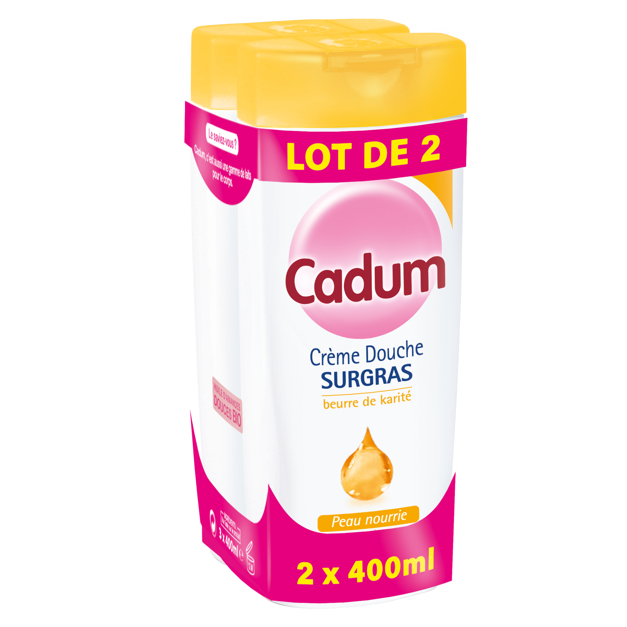 Promo Gel Douche Cadum chez E.Leclerc