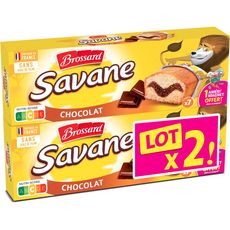 BROSSARD Savane Gâteaux marbré au chocolat sachet fraicheur 2x7 pièces  210g