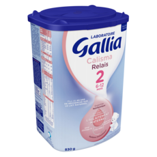 GALLIA Calisma relais 2 lait 2ème âge en poudre dès 6 mois 830g