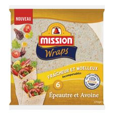 Mission Foods MISSION Wraps épeautre et avoine