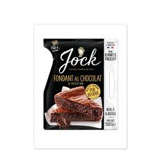 JOCK Fondant au chocolat noir recette pur beurre prêt à cuire 8 parts 550g