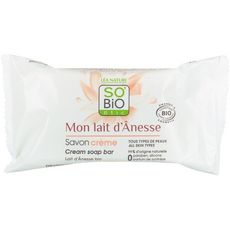 SO BIO ETIC Recharge savon crème bio lait d'ânesse tous types de peaux 100ml