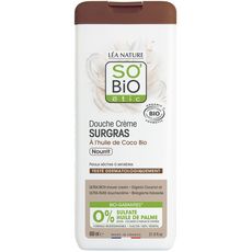 SO BIO ETIC Douche crème surgras huile de coco bio peaux sèches et sensibles 650ml