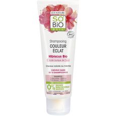 SO BIO ETIC Shampooing couleur éclat hibiscus bio cheveux colorés ou mêchés 250ml