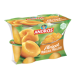ANDROS Dessert de fruit d'abricot avec morceaux 4x100g