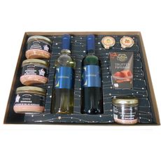 COMTE DE LA SEYNE Coffret anatolie de vins truffes et terrines gourmandes 9 produits 1 coffret