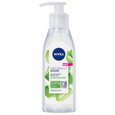 NIVEA Naturally Good Gel nettoyant micellaire démaquillant à l'aloe Vera bio pour peaux normales à grasses 150ml