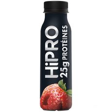 HIPRO Yaourt à boire fraise framboise protéiné 0% 300g