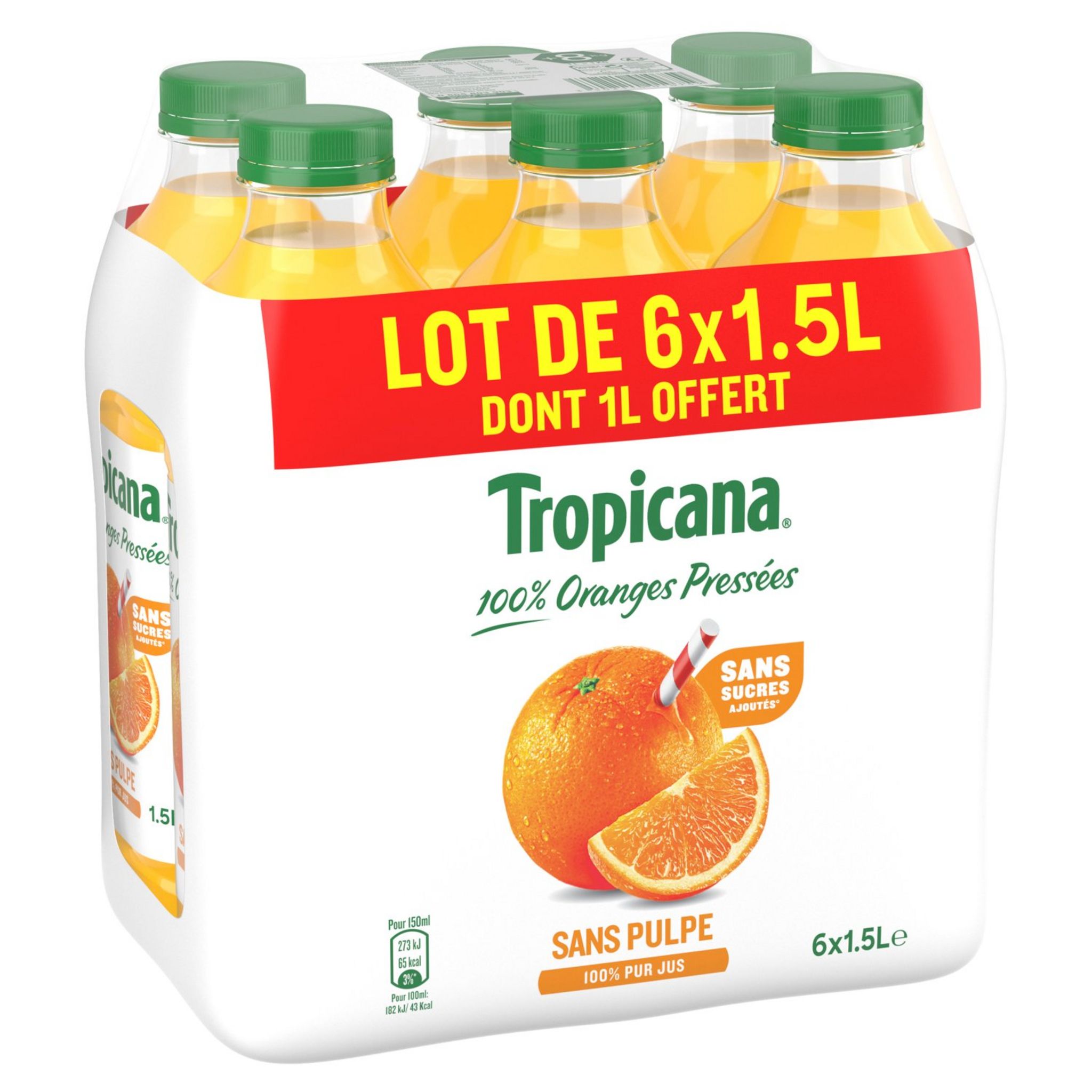 12 Bouteilles de Tropicana Orange avec Pulpe 12 x 25 CL - Grossiste  boissons, fournisseur de boissons