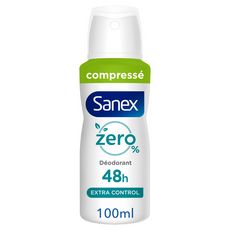 SANEX Zéro% déodorant spray compressé extra control 100ml