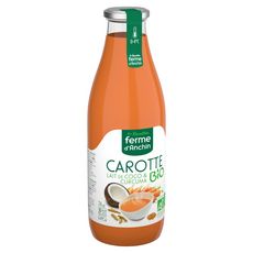 FERME D'ANCHIN Soupe bio carotte lait de coco et curcuma 74cl