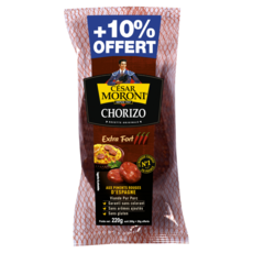 CESAR MORONI Chorizo extra fort + 10% offert 220g
