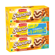 BROSSARD Le Classique savane au chocolat 2+1 offert 310g