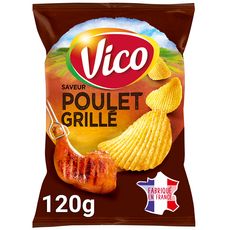 VICO Chips ondulées saveur poulet grillé 120g