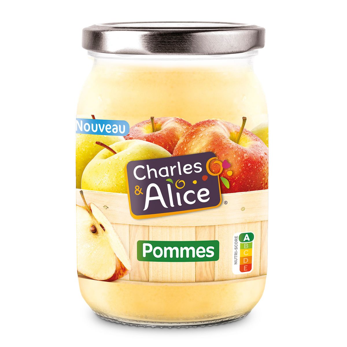 CHARLES & ALICE Spécialité de pommes fraiche en bocal 625g