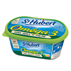 ST HUBERT Margarine oméga 3 sans huile de palme demi-sel 500g